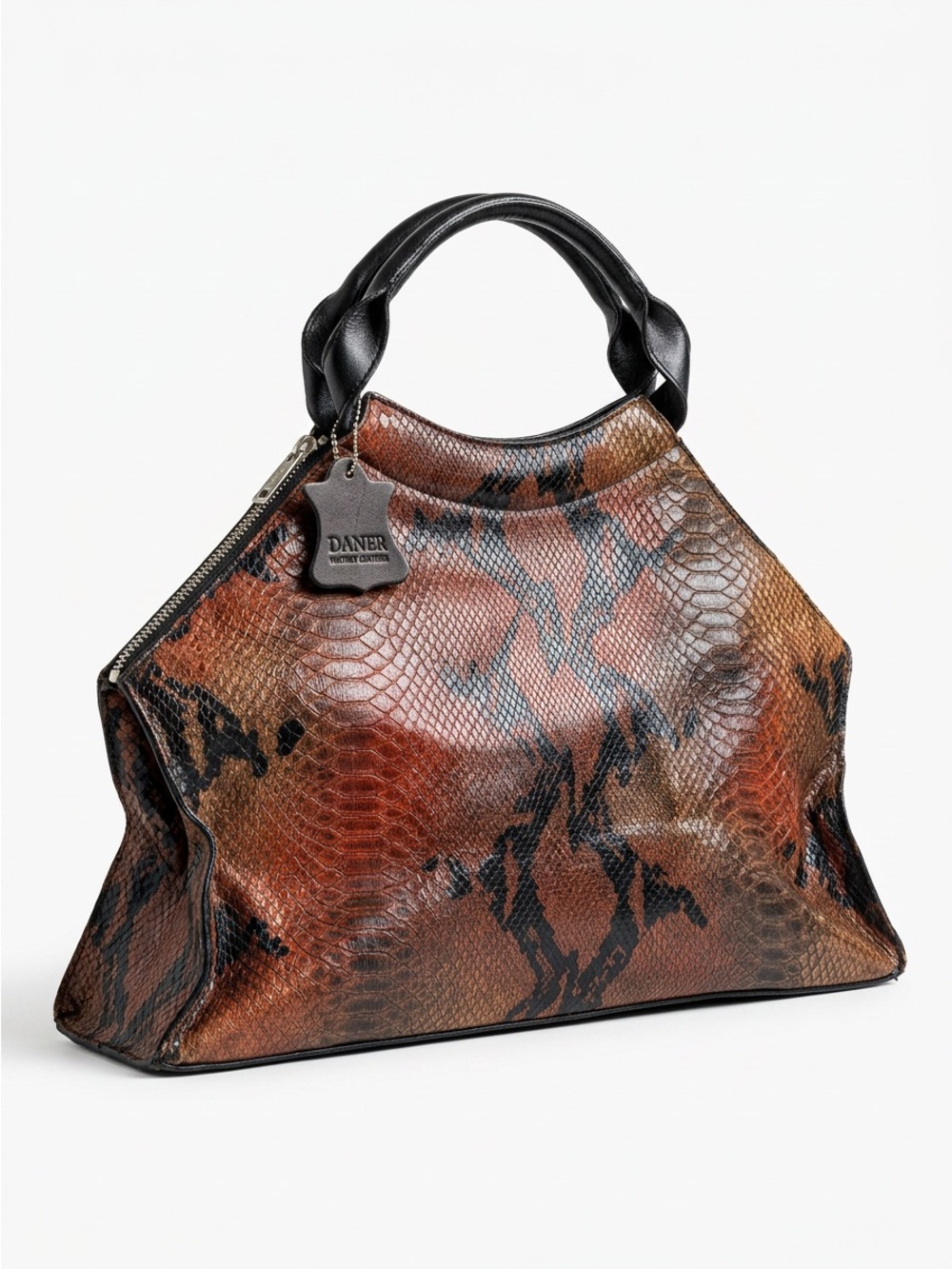 DANIER PYTHON SNAKE SKIN BAG - SOLD AS IS